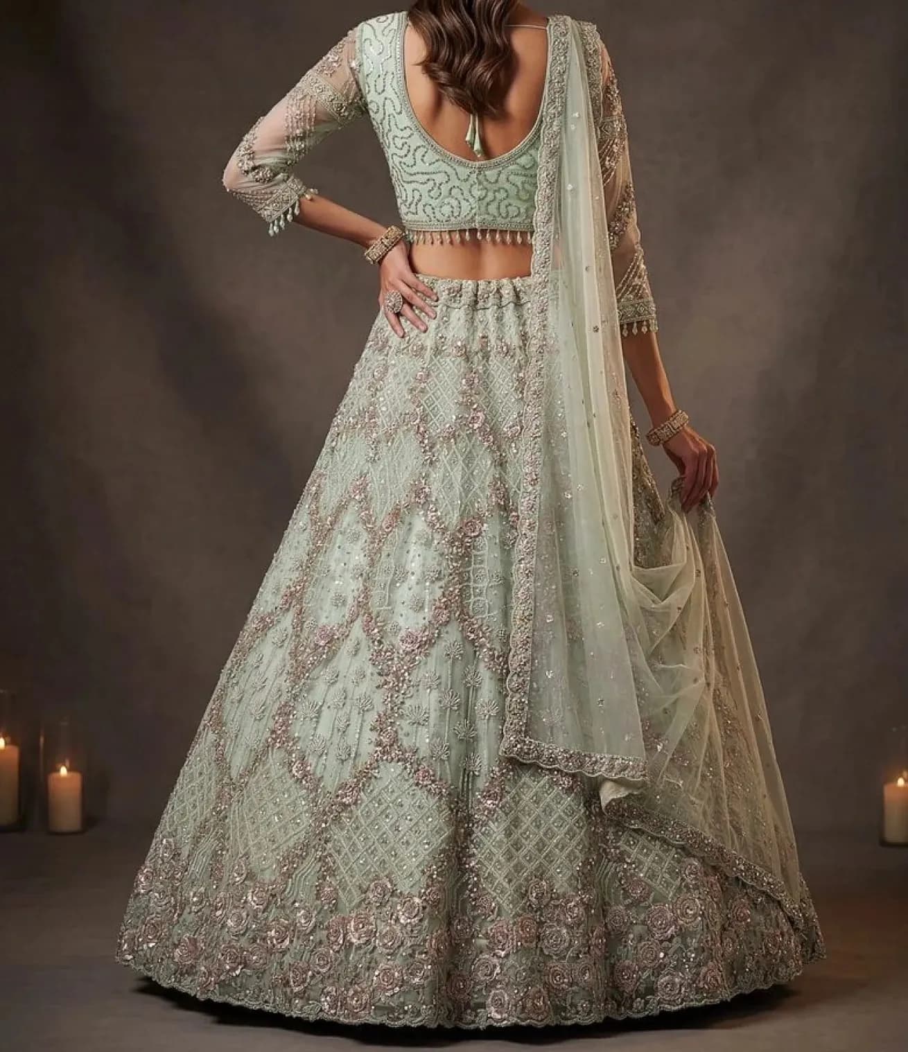 Lehenga Semi Stitched