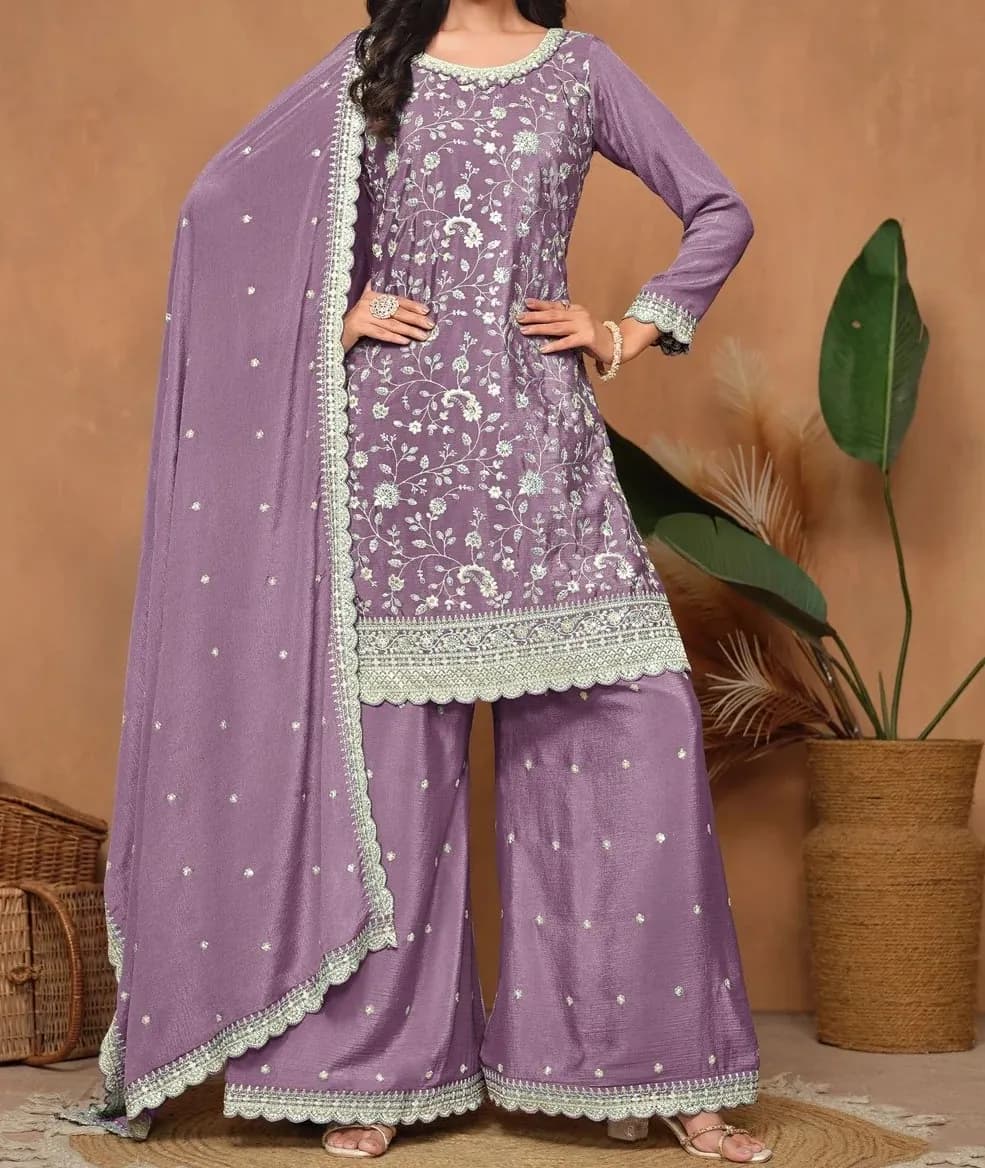 Suit with Plazo