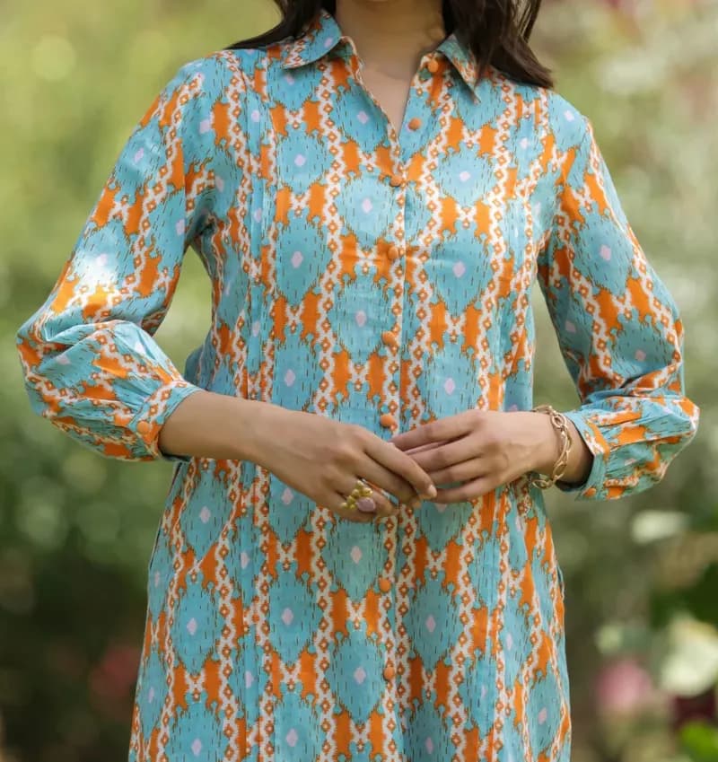 Collar Kurta with Pajama